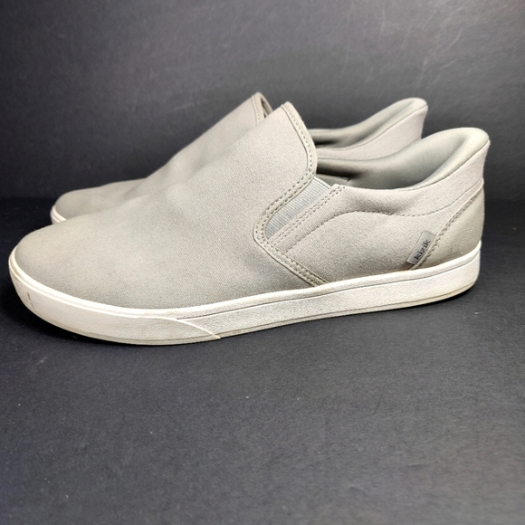 Kizik Venice Canvas Sneakers Slip On Granite Hands Free Men\'s Shoes Size 12 main image 5
